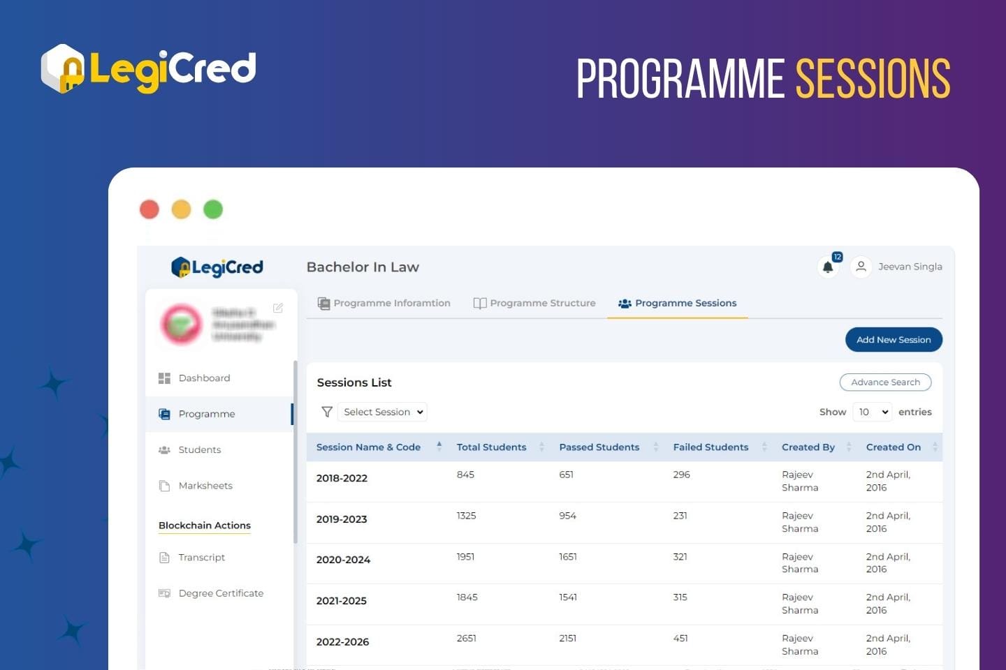 program creation