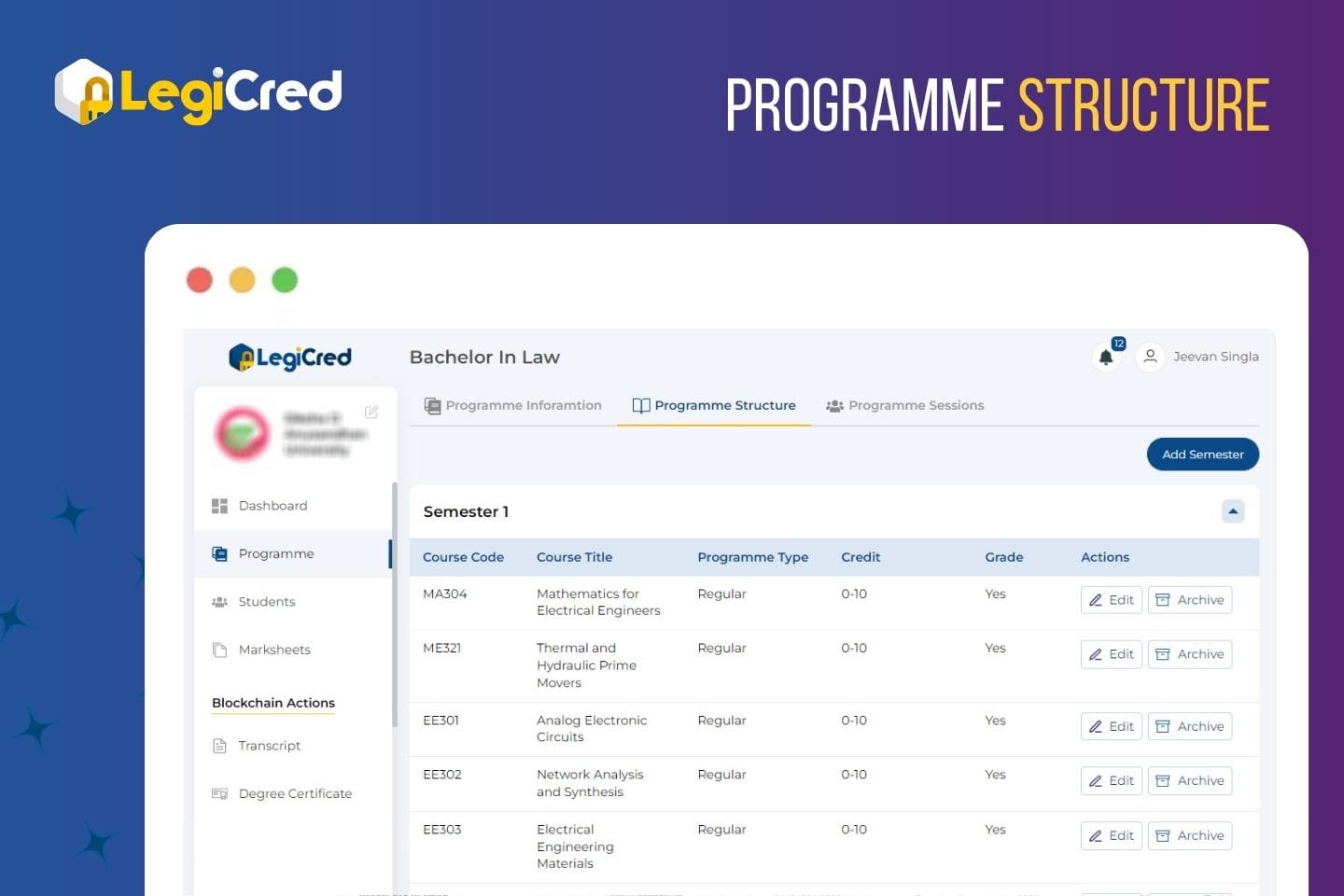 program creation